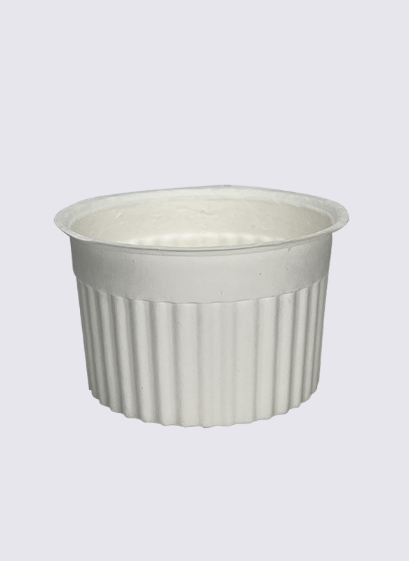 100ml Coquens Calicem Interior Paper Cup with Exter Bagasse Sugarcane Cup