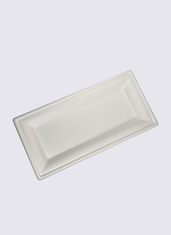 Saccharum rectangulum Bagasse Eco-Friendly Food Plate